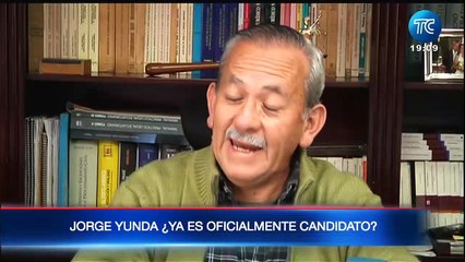 ¿Jorge Yunda ya es oficialmente candidato?