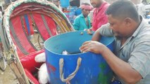 Amazing Bangladeshi Fish Market || Fish Carrying Moments || Biggest Fish Market