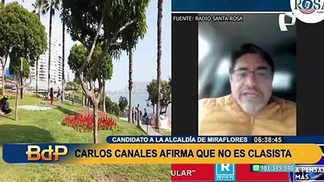 Candidato a la alcaldía de Miraflores niega ser clasista: Yo soy de Ayacucho, soy serrano