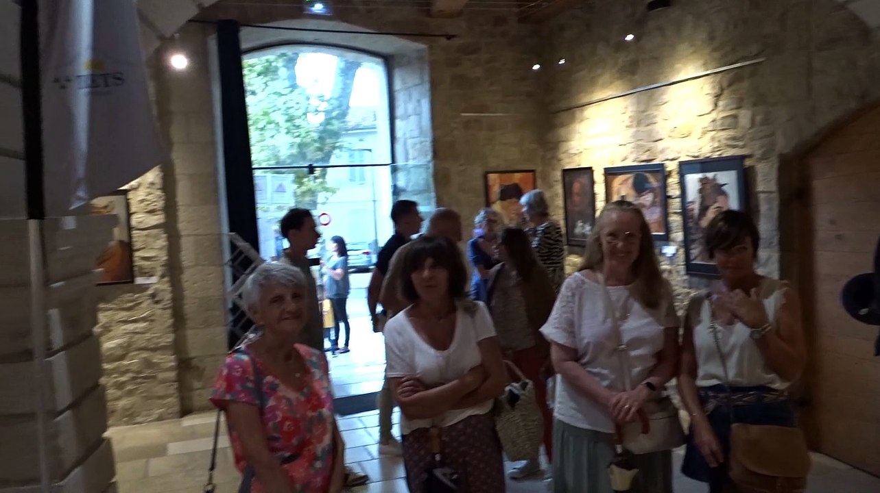 Musique irlandaise au vernissage de l'Expo de Chantal Butot - TRETS - 2sept2022