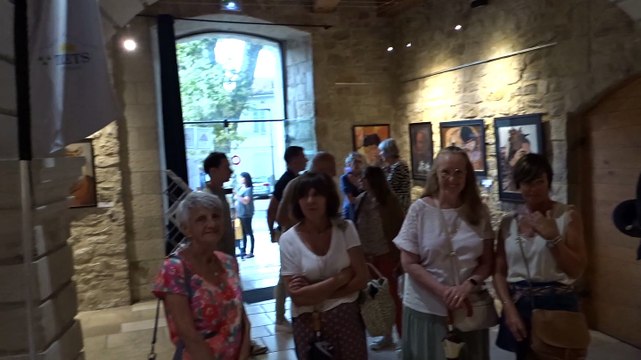 Musique irlandaise au vernissage de l'Expo de Chantal Butot - TRETS - 2sept2022