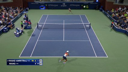 Riske - Wang - Les temps forts du match - US Open