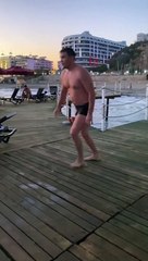 A Sad Spring Into the Sea