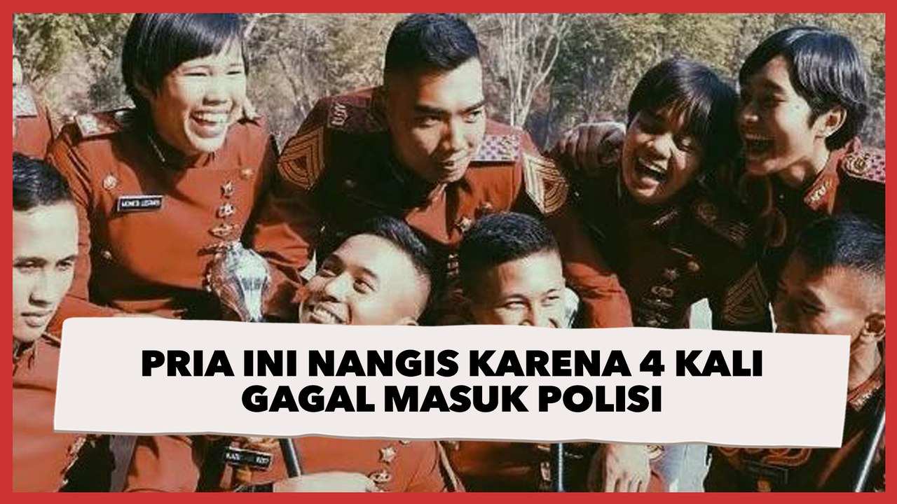 Pria Ini Nangis Karena 4 Kali Gagal Masuk Polisi, Videonya Viral di IG: Mengkhianati Proses