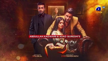 Zakham Episode 43 - [Eng Sub] - Aagha Ali - Sehar Khan - 19th July 2022 -