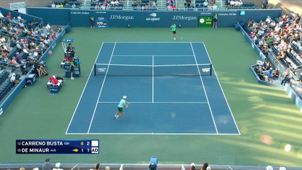 Pablo Carreno-Busta - Alex De Minaur - Les temps forts du match - US Open