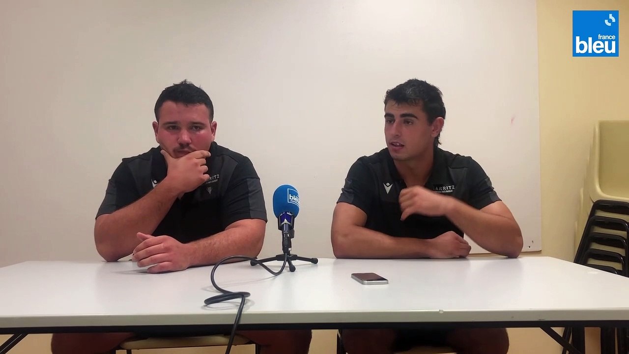 Baptiste Erdocio et Kerman Aurrekoetxea après Vannes