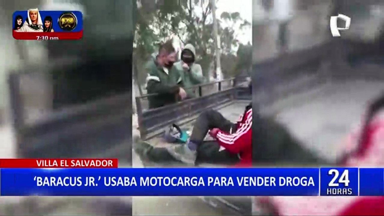 VES: Capturan a "Baracus Jr.", delincuente que usaba motocarga para vender droga