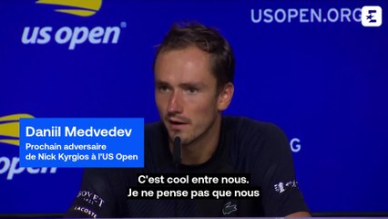 Pas d’amitié mais "beaucoup de respect" : Medvedev-Kyrgios, "ça va être une bataille fun"