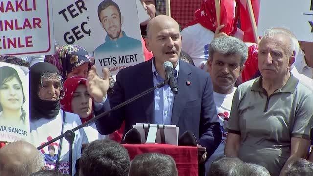 DİYARBAKIR - Bakan Soylu: (Diyarbakır anneleri) Onların evlatların sahip çıkma anlayışlarını korumak istiyoruz