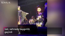 Şarkıcı İzel sahnede baygınlık geçirdi