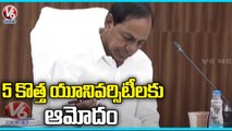 CM KCR Cabinet Meeting At Begumpet Camp Office | Hyderabad  | V6 News