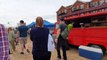 25 August 2022 Walking down Clacton On Sea Essex Air show stalls day 1