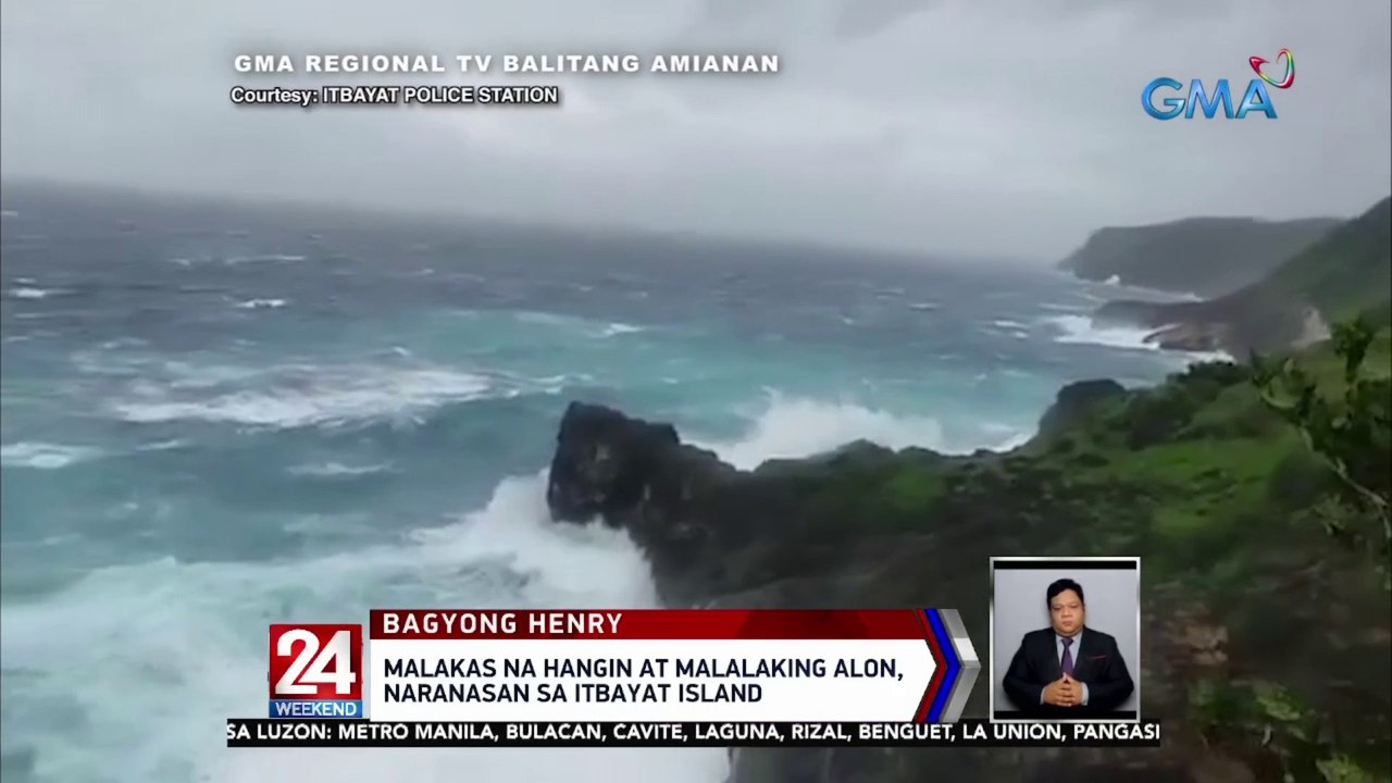 Malakas na hangin at malalaking alon, naranasan sa Itbayat Island | 24 Oras Weekend