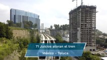 Atorado el Tren México-Toluca en el tramo de la Ciudad de México