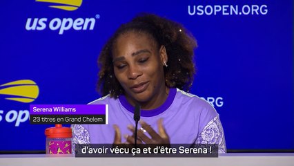 US Open - Serena Williams sur sa retraite : "Je ne sais pas, je ne pense pas à ça"