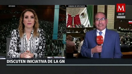 La Cámara de Diputados discute la iniciativa de Guardia Nacional.