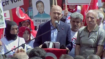Bakan Soylu: "Biz içimizde gözyaşımızı dökelim ama artık anneler ağlamasınlar"
