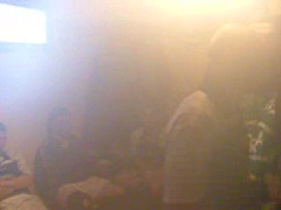 Les vestiaires à la mi-temps