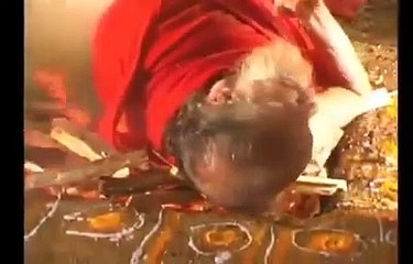 Hindu Siddh Sant Taking Fire Bath At Haridwar Kumbh | 1st Time Live On Camera |
