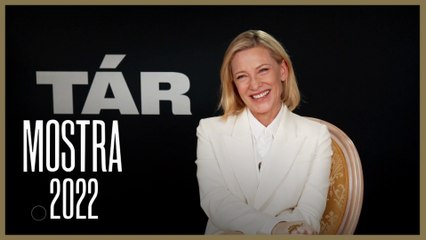 Interview de Cate Blanchett par Antoine de Caunes pour le film TAR - Mostra 2022