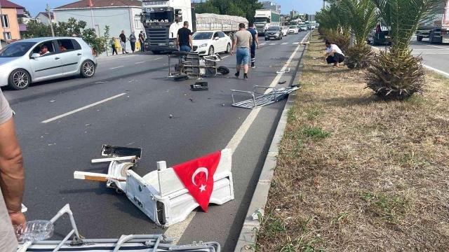 Samsun haber! Samsun'da zincirleme trafik kazası: 1 yaralı
