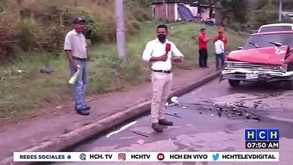 ¡Irresponsable! Borracho al volante embiste pickup y se da a la fuga en la Cuesta El Chile