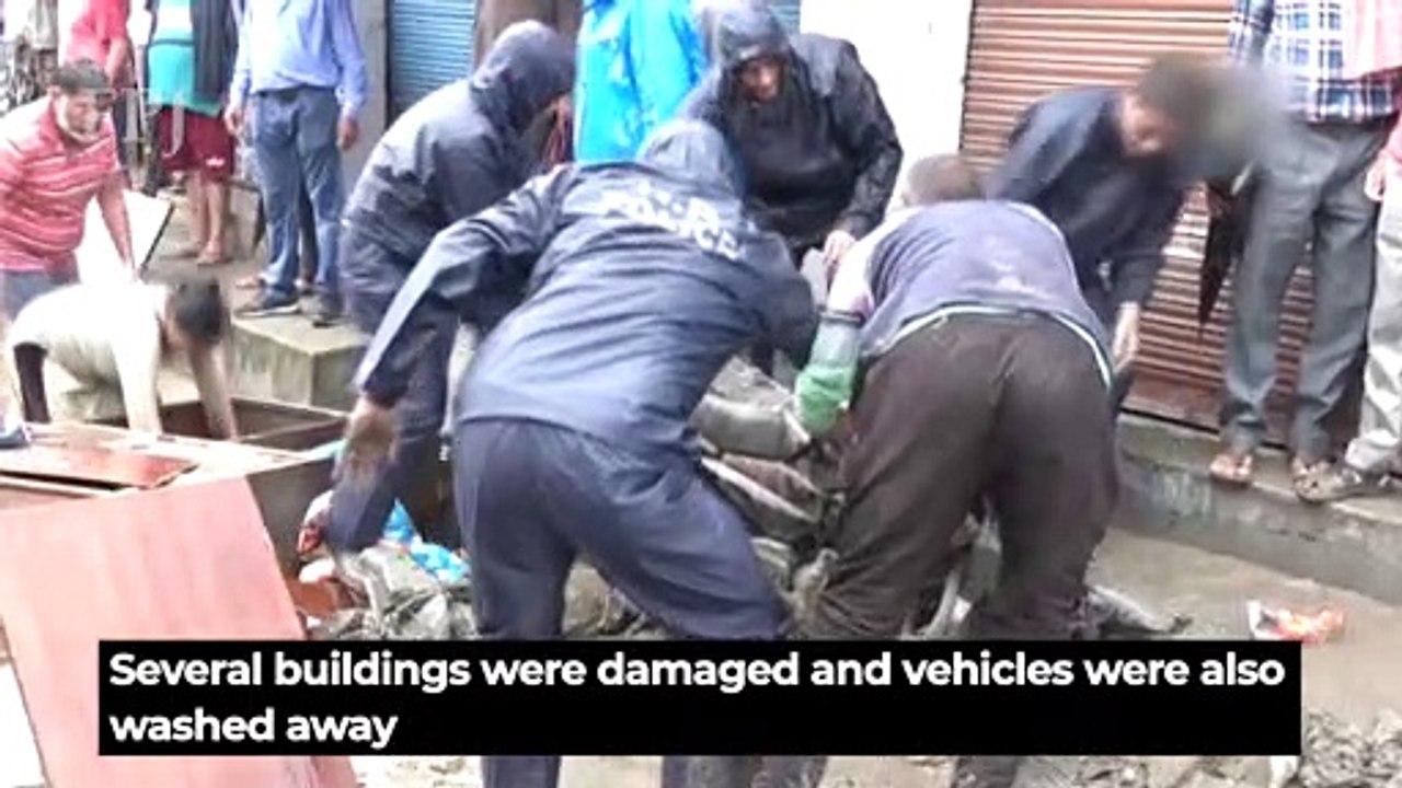 Flash Floods Wreak Havoc In Dharamshala Buildings Are Damaged And Vehicles Washed Away