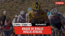 Ataque de Roglic / Roglic attacks - Étape 14 / Stage 14 | #LaVuelta22