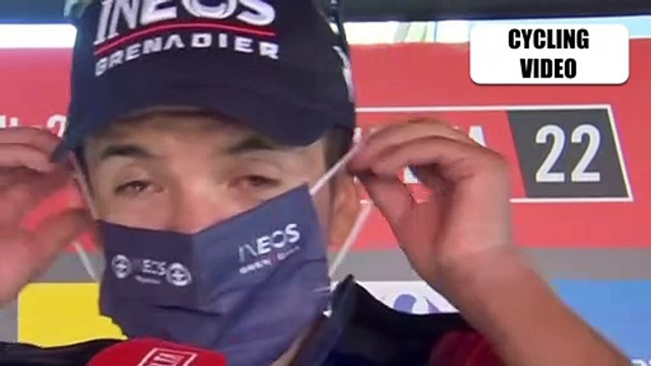 Richard Carapaz Reacts To Second Stage Win At 2022 Vuelta a Espana