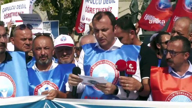 Eğitim-İş'ten 'Öğretmene Saygı' eylemi: Diploması olmayanlar bize aham kesemez