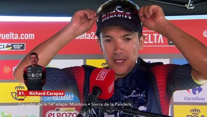 Tour d'Espagne 2022 - Richard Carapaz : "Sí y de los dos... tienes que intentar de todos modos ganar un tercero, ¿por qué no?"