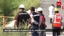 Inician obras de acueducto El Cuchillo II en Nuevo León