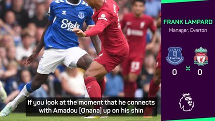 Lampard says Van Dijk should've seen red