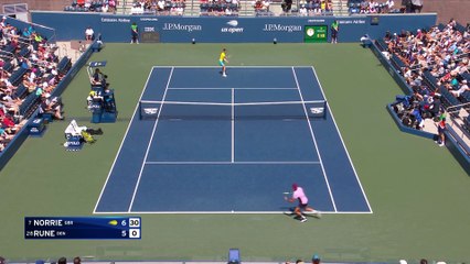 Rune - Norrie - Les temps forts du match - US Open