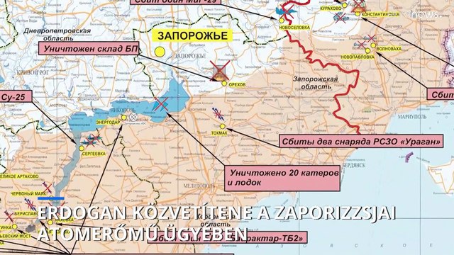 Erdogan közvetítene Moszkva és KIjev között a zaporizzsjai erőmű ügyében