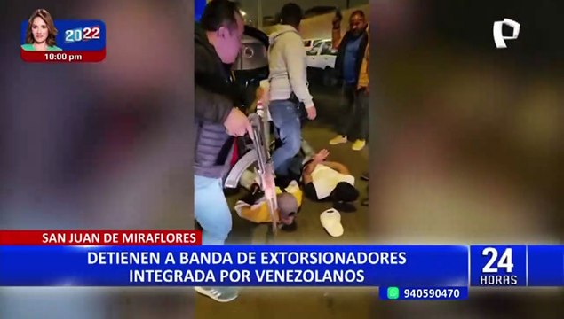 ‘Los chamos malditos de San Juan”: PNP captura a banda de extranjeros que extorsionaba a empresario
