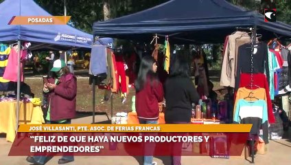 “Feliz de que haya nuevos productores y emprendedores”