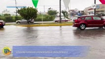 Reportan inundaciones en Veracruz por lluvias