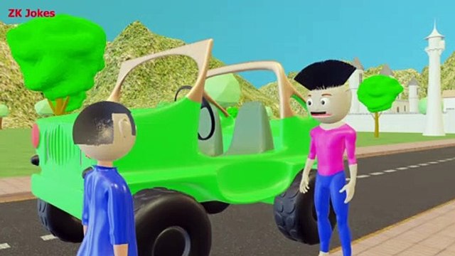 Babblo Ki Uncle Ka Car | ZK Jokes | Jokes | Desi Comedy Video | CS bisht vines | Cartoon Videos