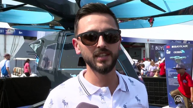 Türkiye'nin ilk uçan arabası Cezeri TEKNOFEST KARADENİZ'de ilgi görüyor