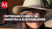 El cuerpo de la maestra Jhoana Ligues es entregado a su familia