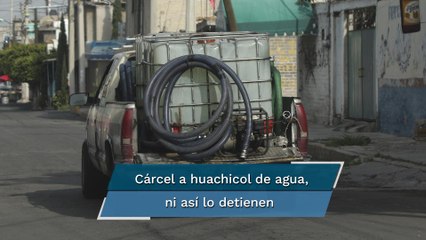 Huachicol de agua en Ecatepec, nada lo detiene