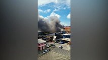 Fire At 2001 Plaza In Chaguanas