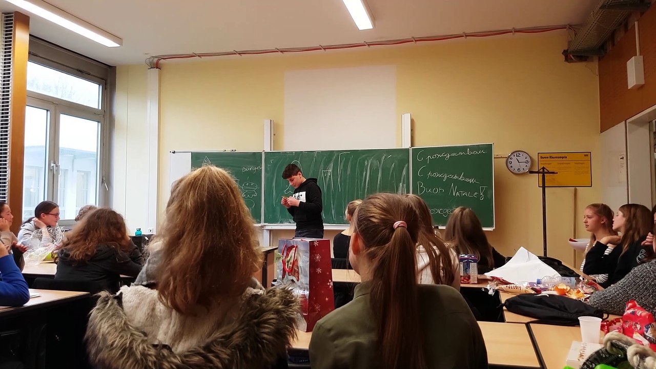 Vortrag auf Weihnachtsfeier