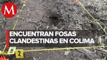 Hallan seis fosas clandestinas con cuerpos y restos óseos en Tecomán, Colima