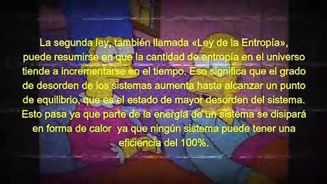 Los Simpsons y las leyes de la termodinamica