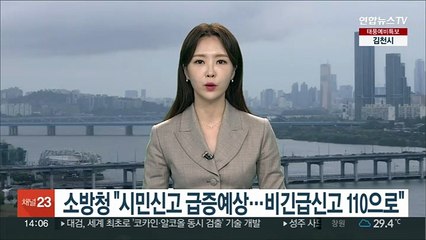 소방청 "시민신고 급증 예상…비긴급신고 110으로"