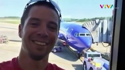 Momen Pilot Ancam Tabrak Swalayan Pakai Pesawat
