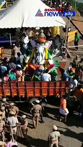 Watch : கோவையில் விநாயகர் சிலைகள் விஜர்சனம்!